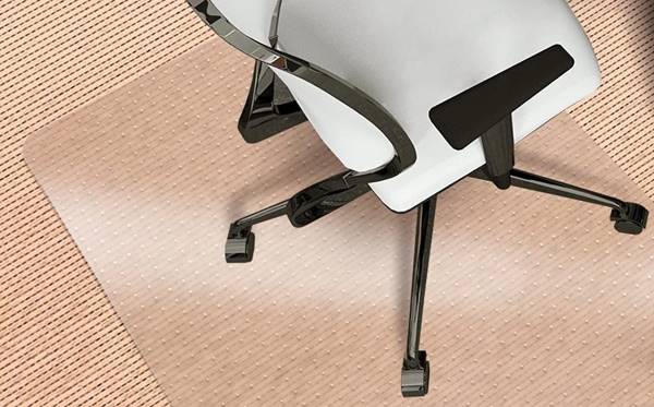 Tapis de chaise de bureau pour protection de sol en bois, tapis de chaise à  roulettes, tapis de sol rond, tapis de sol antidérapant, protège